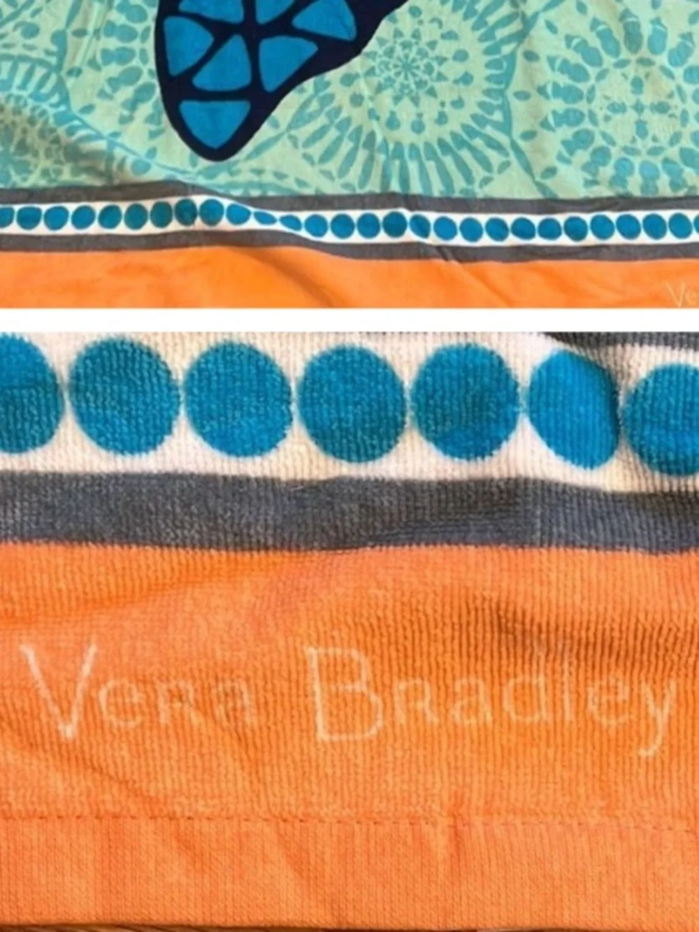 🆕 Vera Bradley SUNNY MEDALLION Beach Towel